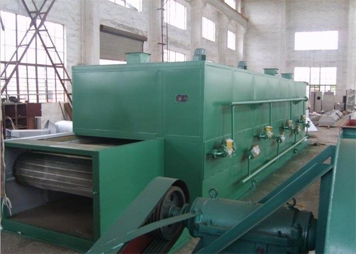 Het Aan de lucht drogen van 400 Kg/u de Hete Transportband Drogere DW1.2×10 van het Ovenroestvrije staal